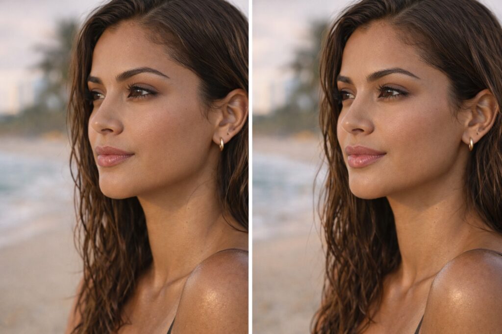 lip filler before and after Miami natural results