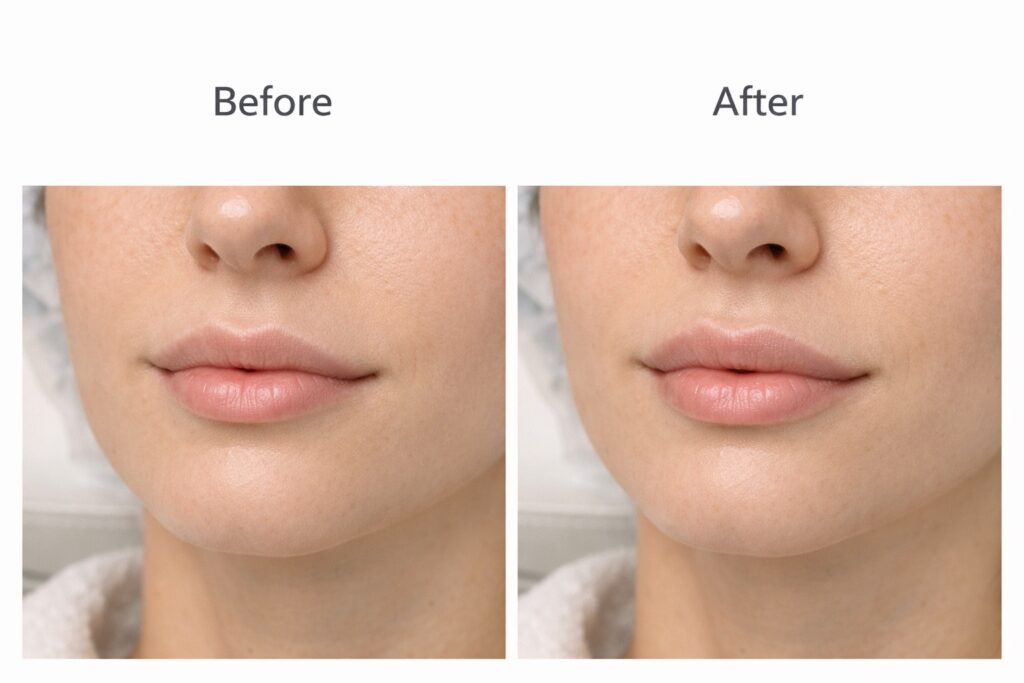 lip filler before and after results New York clinic