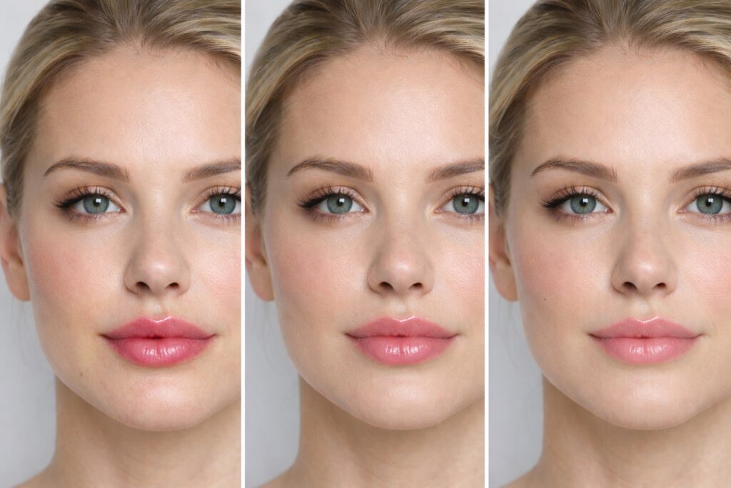 swedish lip filler healing stages timeline day 1 swelling day 3 reduced swelling day 7 natural results lips recovery process