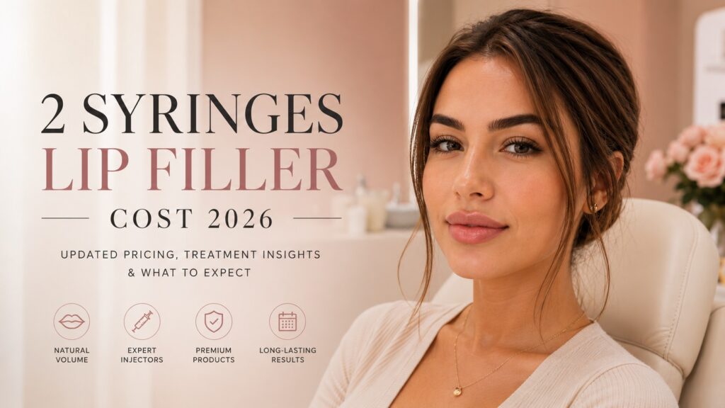How Much Does 2 Syringes of Lip Filler Cost? (2026 Pricing Guide)